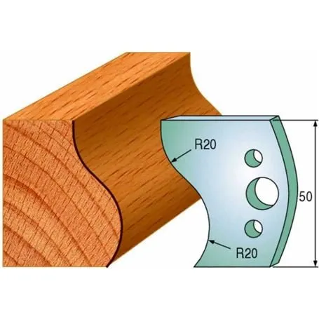 Par contracuchillas 50x4mm CMT 691.571