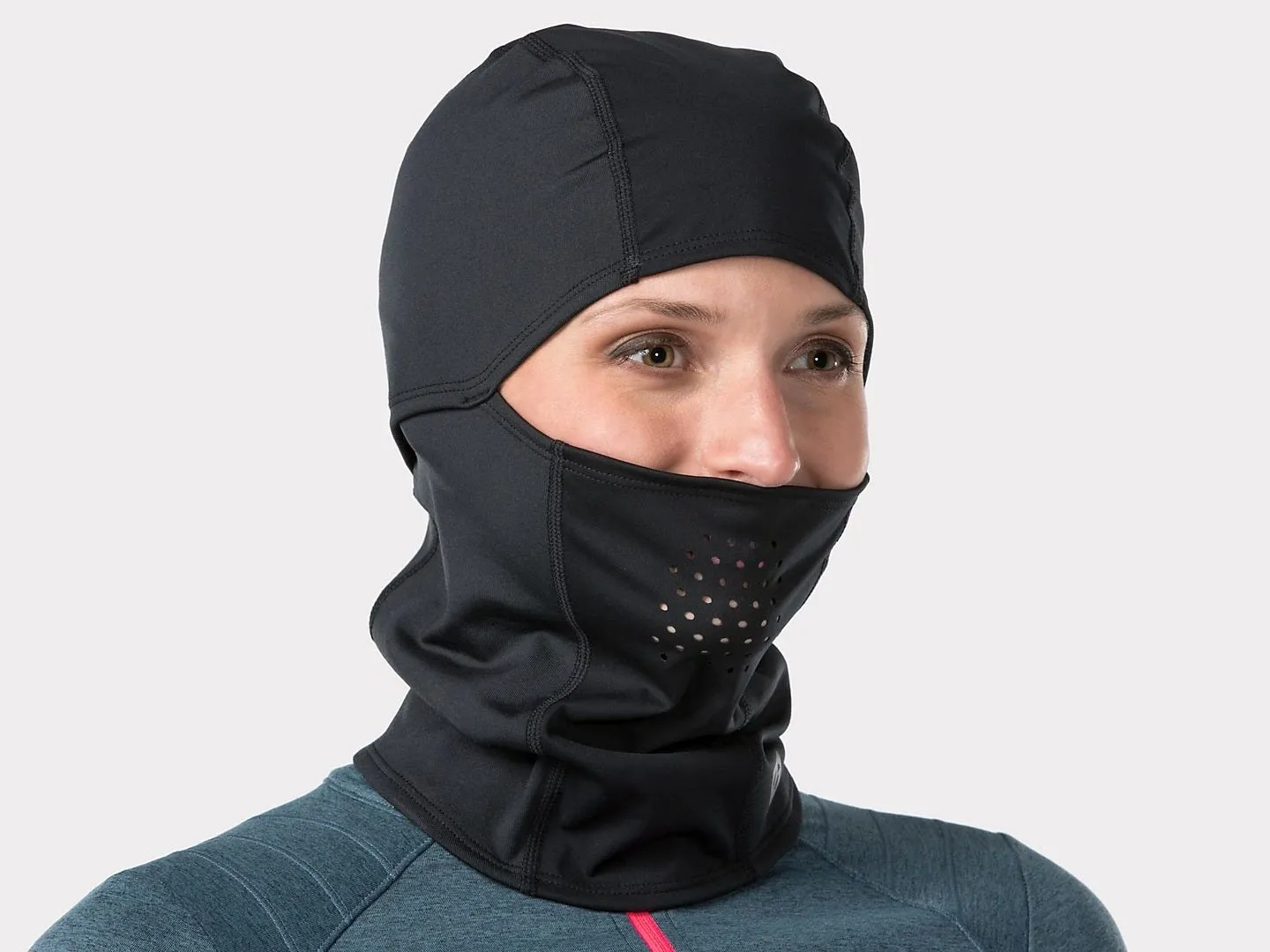 Pasamontañas Unisex Ciclismo Bontrager Windshell Negro