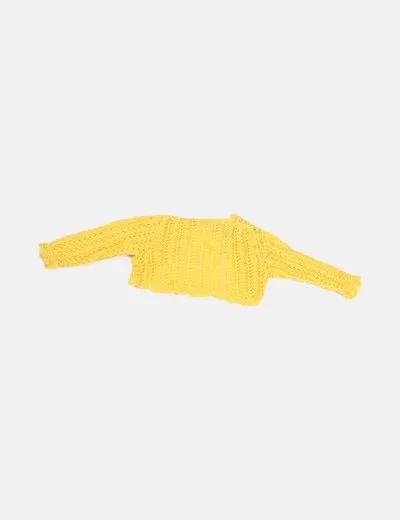 Paz rodriguez Chaqueta amarilla crochet