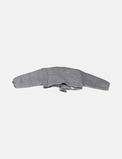 Paz rodriguez Chaqueta corta gris punto