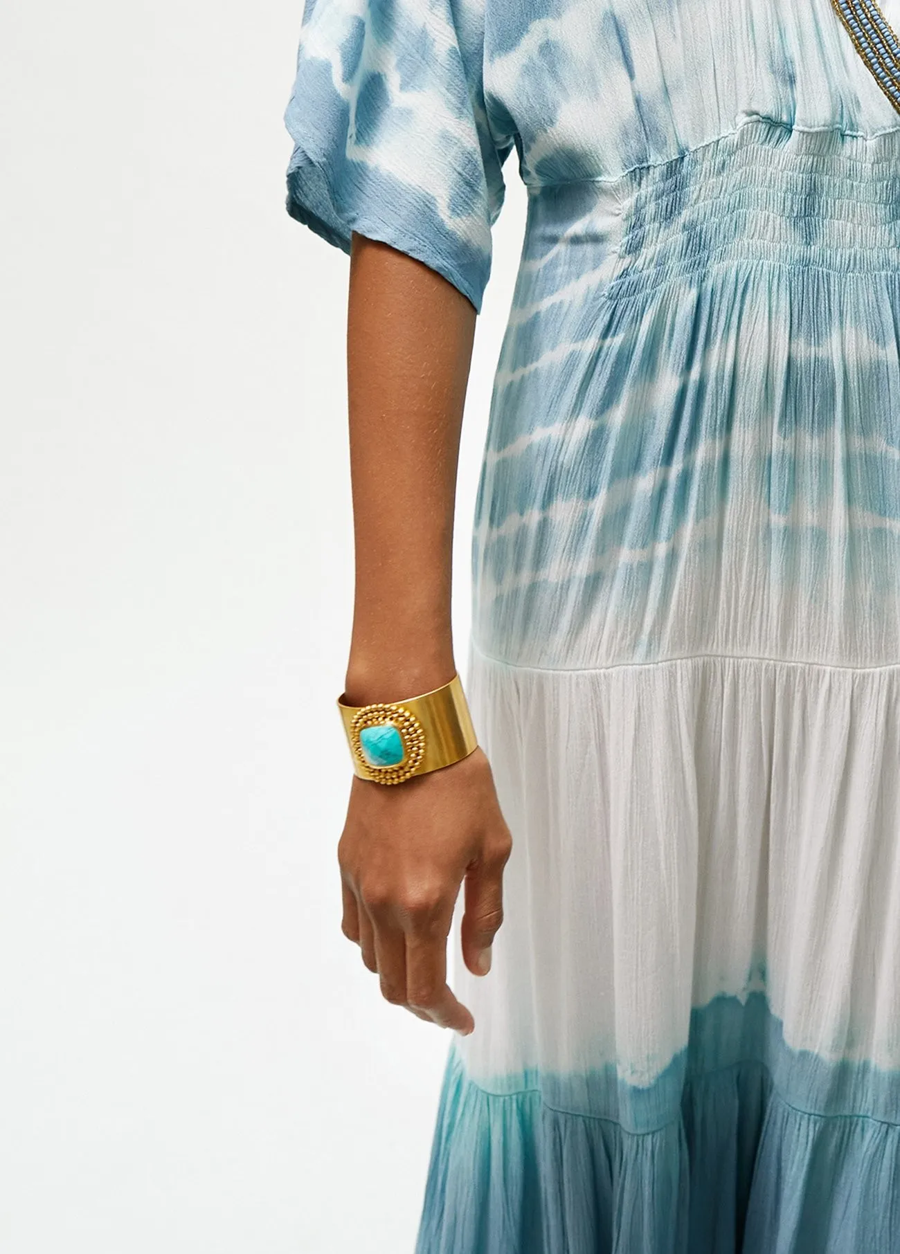 Pulsera esclava piedra turquesa Lola Casademunt