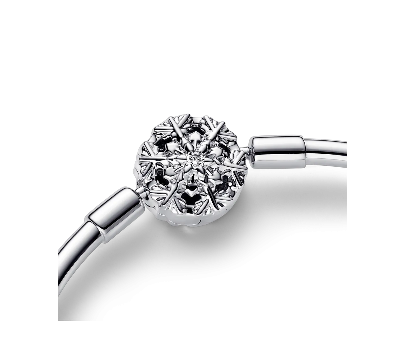 Pulsera Pandora Rígida Copo de Nieve Brillante 592286C01