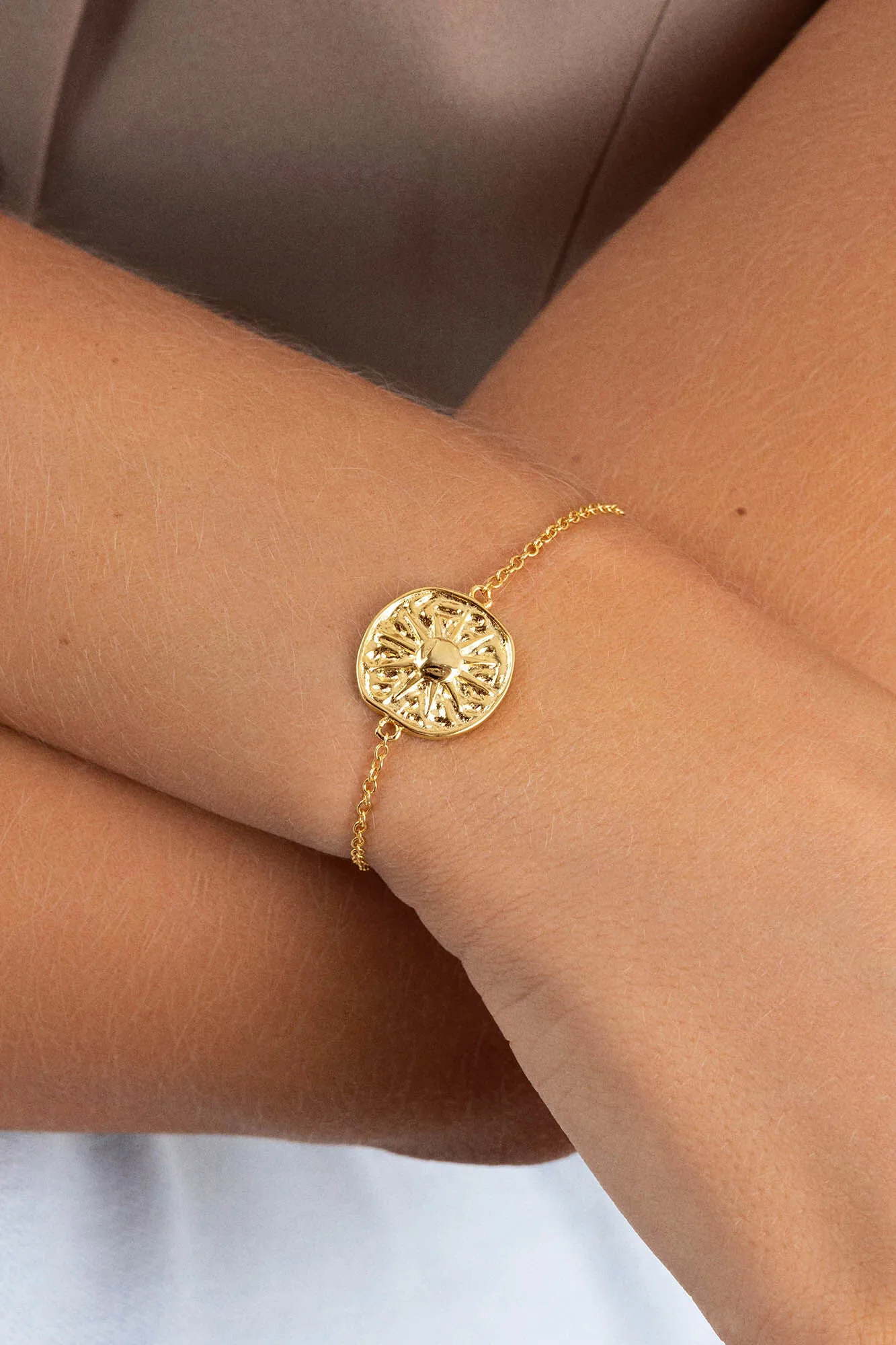 Pulsera Solstice Sun Baño Oro