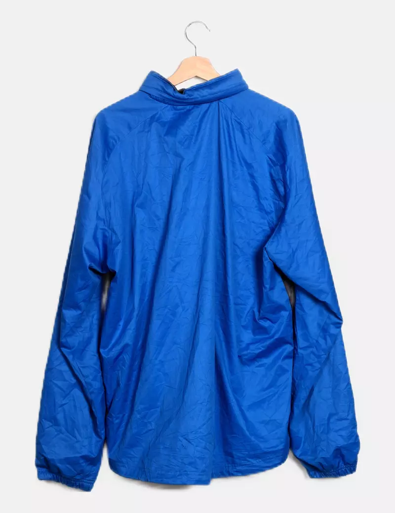 Reebok Chaqueta azul impermeable