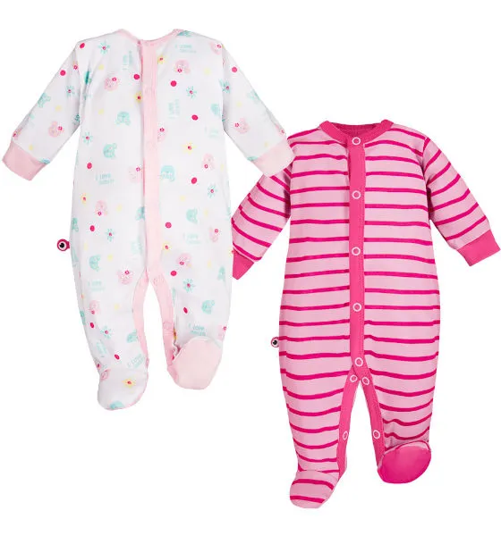 Set de 2 peleles para bebé niña