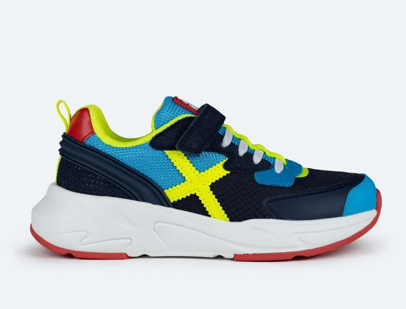 Sneakers Munich MINITRACK textil marino
