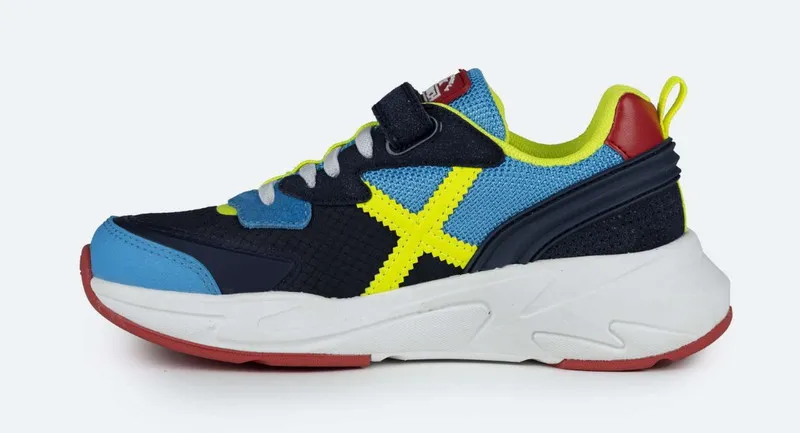 Sneakers Munich MINITRACK textil marino