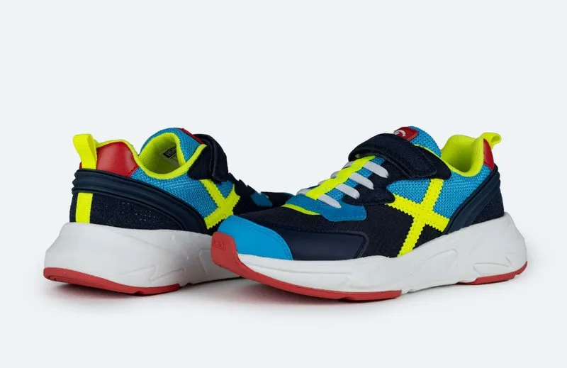 Sneakers Munich MINITRACK textil marino