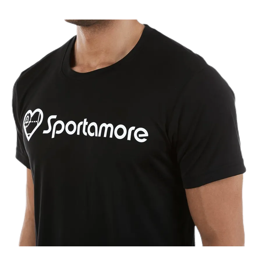 SPORTAMORE SPORTAMORE TSHIRT BLACK