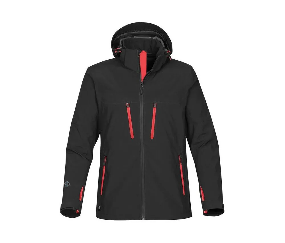 STORMTECH SHXB3  MEN'S TECHNICAL SOFTSHELL  BLACK / BRIGHT RED