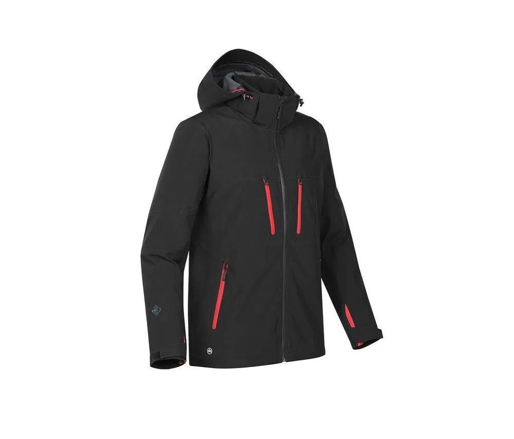 STORMTECH SHXB3  MEN'S TECHNICAL SOFTSHELL  BLACK / BRIGHT RED