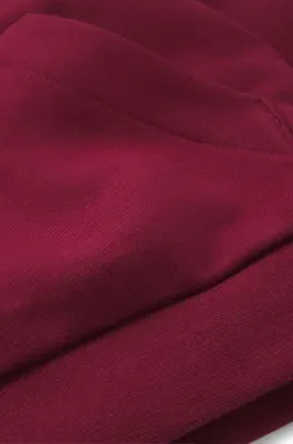 Sudadera con capucha para niños en forro polar de algodón con detalle de logo
