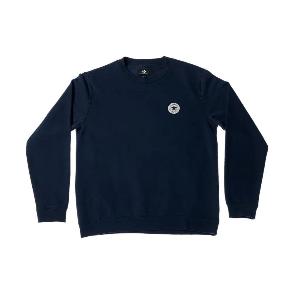 SUDADERA CONVERSE CORE CHUCK PATCH CREW BB NEGRO 10027000A01 HOODIE