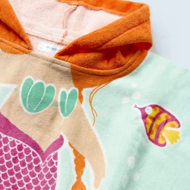 Toalla Poncho bebé niña Mayoral