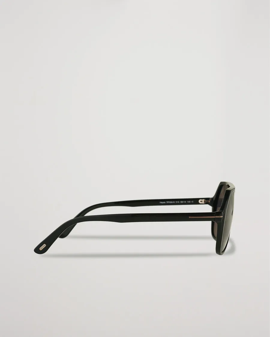 Tom Ford Hayes Sunglasses Shiny Black/Smoke