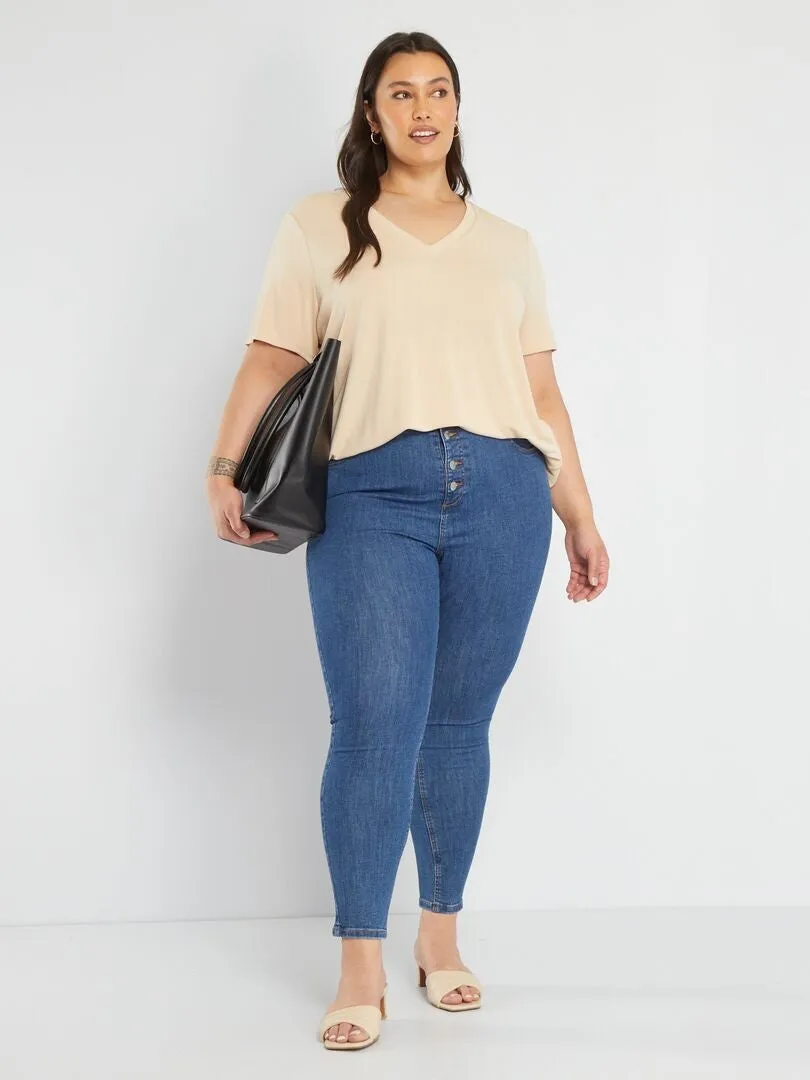 VAQUERO SKINNY  L34  AZUL