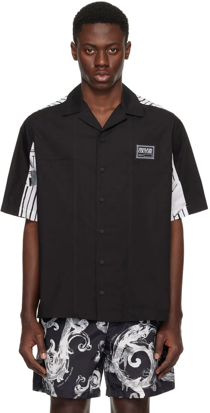 Versace Couture Black & White Magazine Shirt