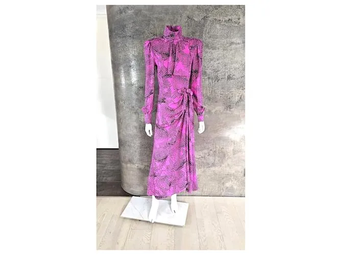 Vestido Alessandra Rich Púrpura 