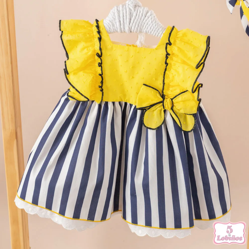 VESTIDO BEBÉ NIÑA MAYONESA Cuka