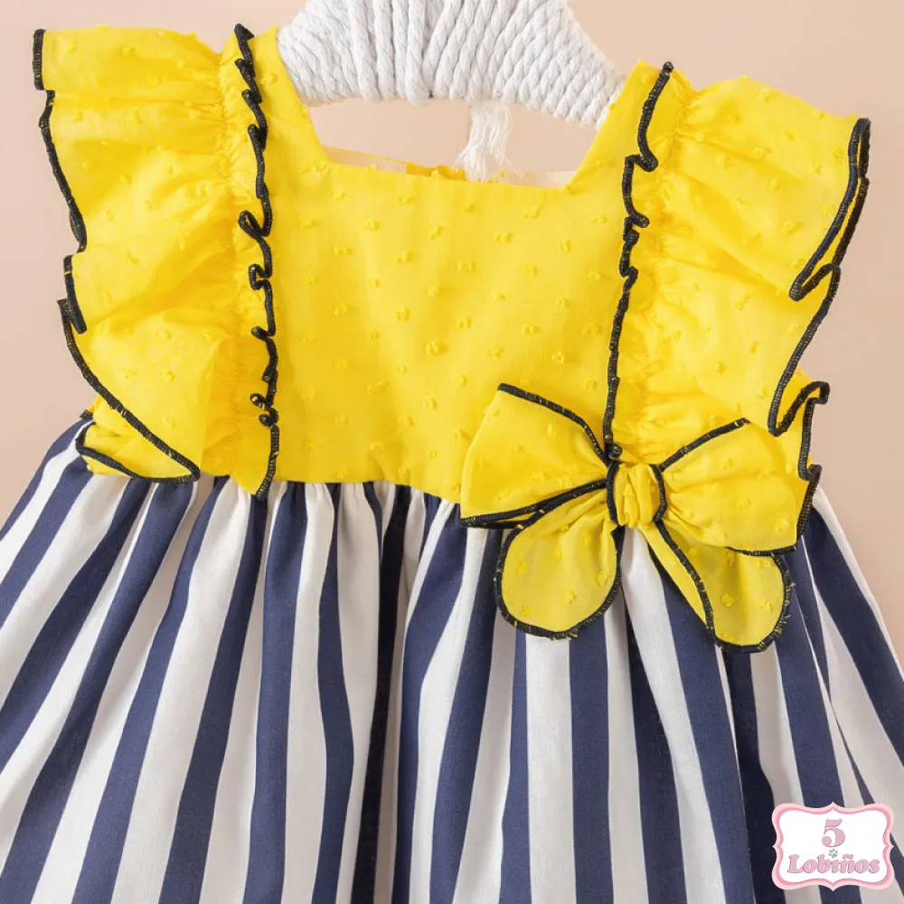 VESTIDO BEBÉ NIÑA MAYONESA Cuka