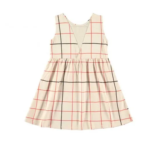Vestido bebé niña Babyclic estampado cuadros