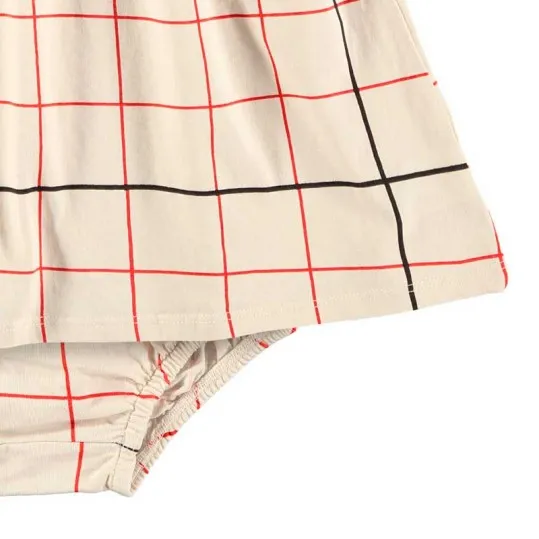 Vestido bebé niña Babyclic estampado cuadros