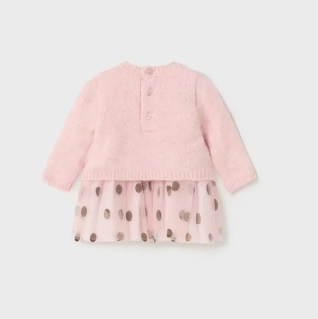 Vestido bebé niña combinado MAYORAL 