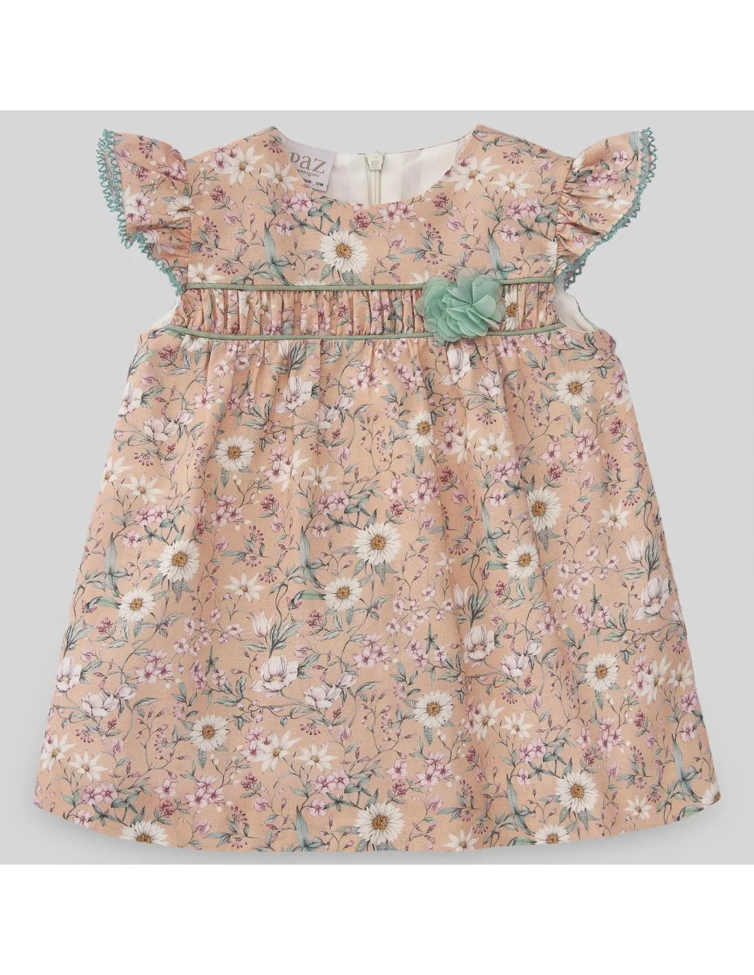 VESTIDO ESTAMPADO MANDARINA 150564 PAZ RODRIGUEZ