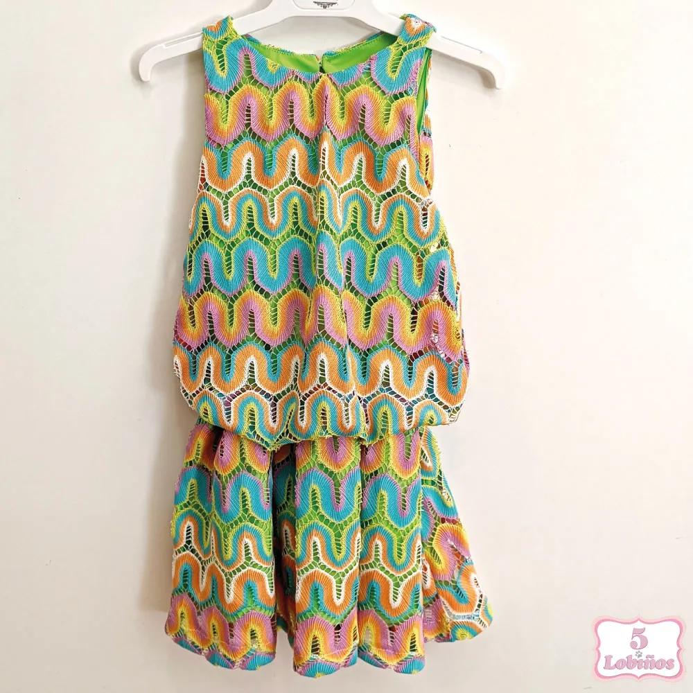 VESTIDO NIÑA ARCOIRIS Vera