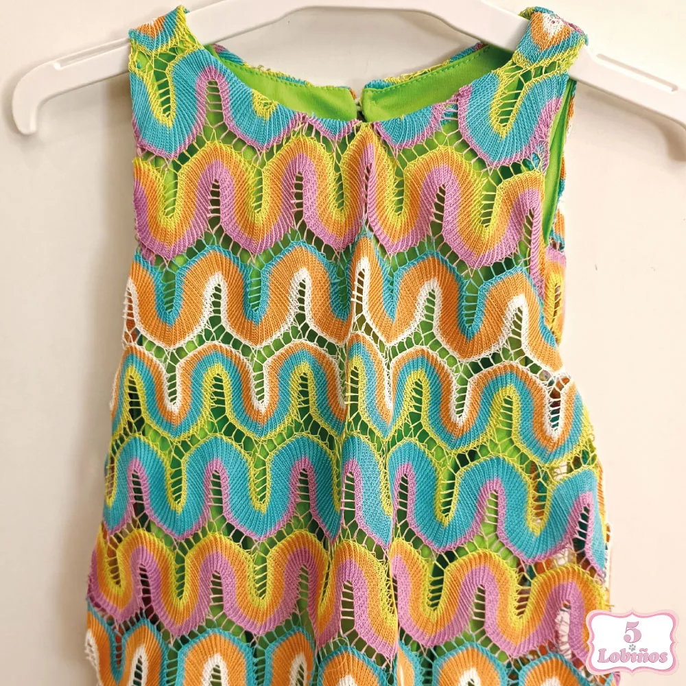 VESTIDO NIÑA ARCOIRIS Vera