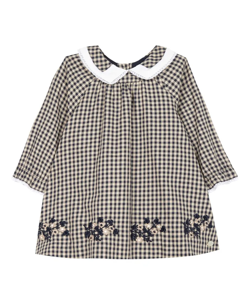 Vestido Niña TARTINE ET CHOCOLAT Vichy Marino