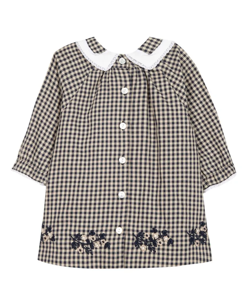 Vestido Niña TARTINE ET CHOCOLAT Vichy Marino