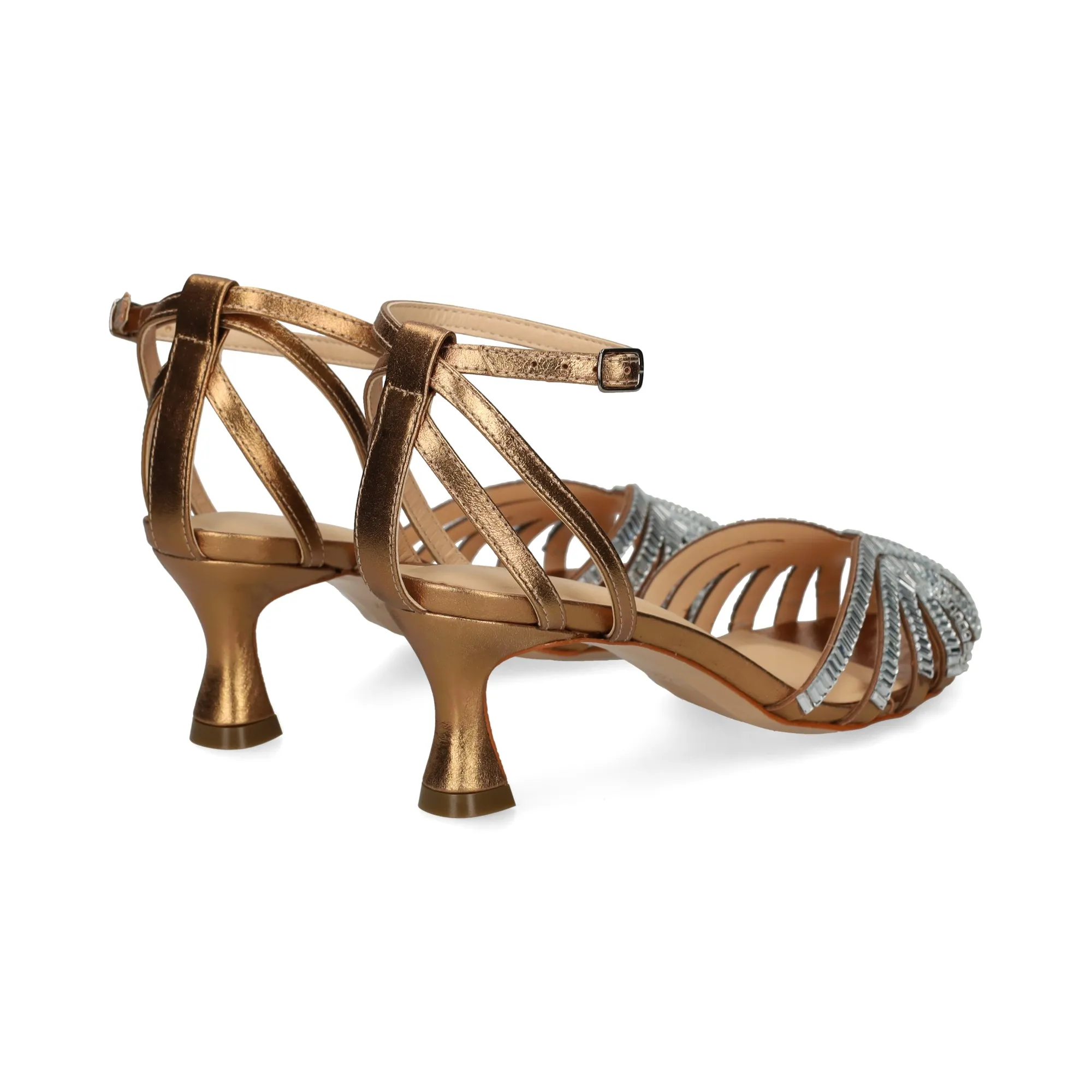 VICENZA Sandalias con tacón de Mujer BRONCE