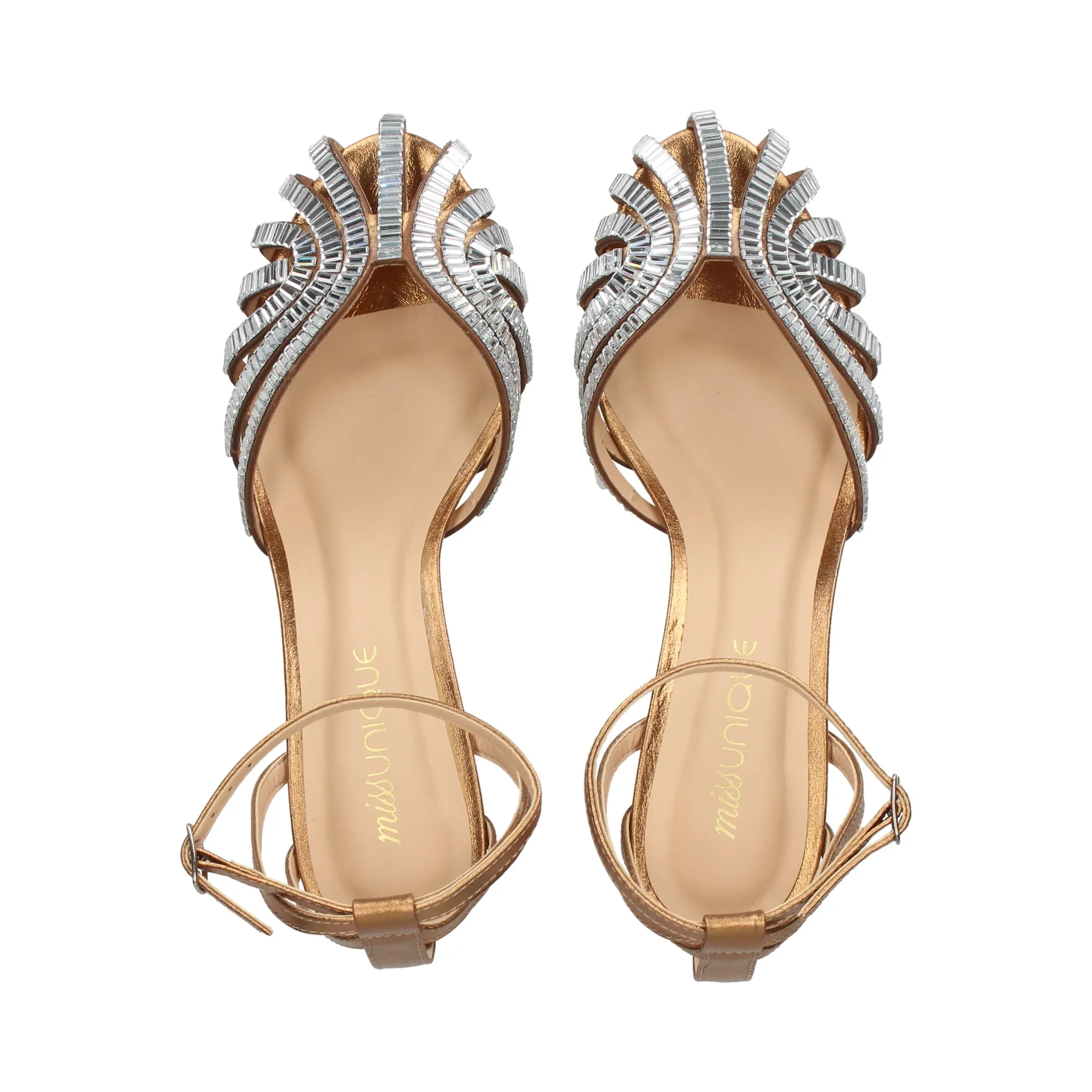VICENZA Sandalias con tacón de Mujer BRONCE