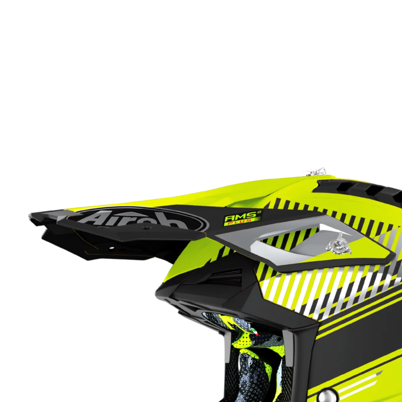 Visera Casco de Cross Airoh Aviator 3 Wave Amarillo Mate 