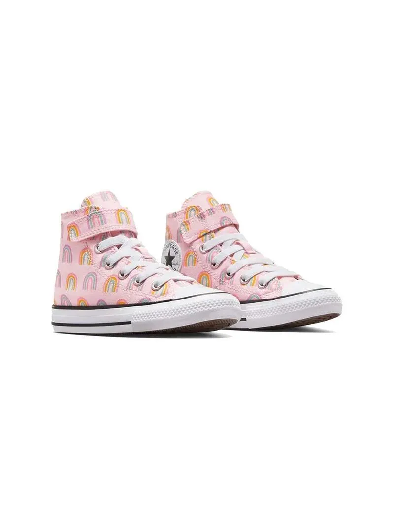 ZAPATILLA BABY CONVERSE CTAS EASYON ROSA ARCOIRIS