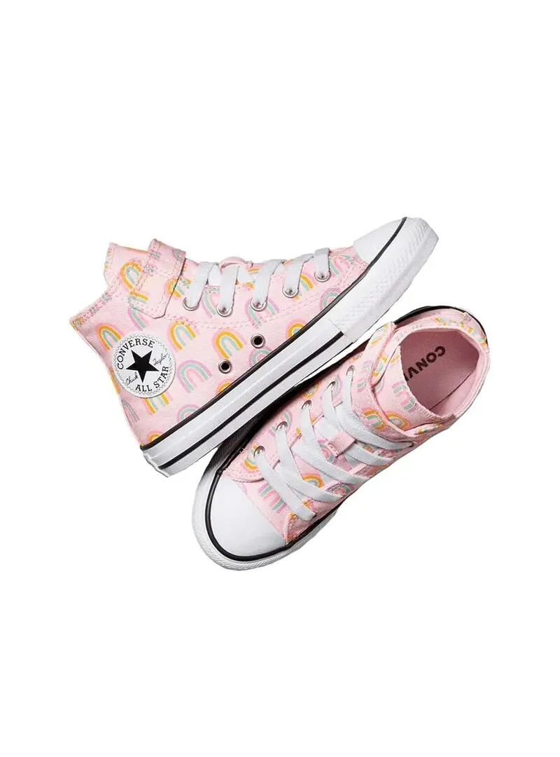 ZAPATILLA BABY CONVERSE CTAS EASYON ROSA ARCOIRIS