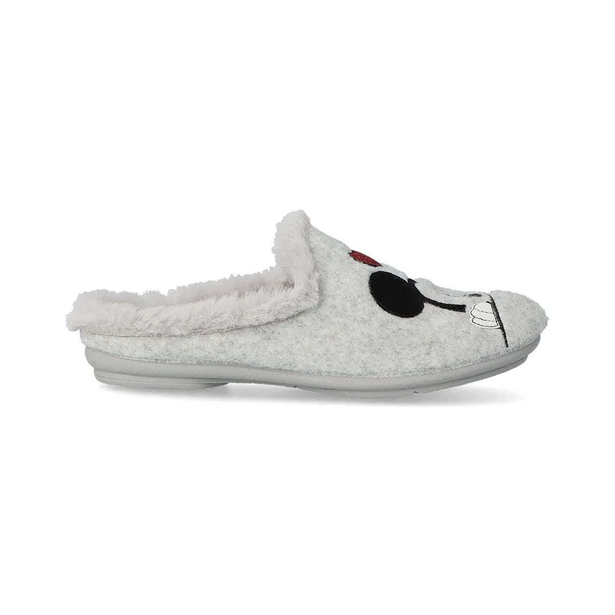 ZAPATILLA CASA  RATONES GRIS
