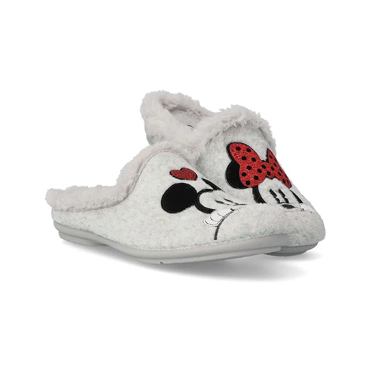ZAPATILLA CASA  RATONES GRIS