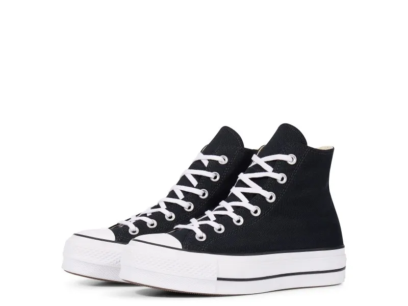 ZAPATILLA CONVERSE ALTA DE LONA CON PLATAFORM EN COLOR BLANCO (560845C) O NEGRO (560846C)