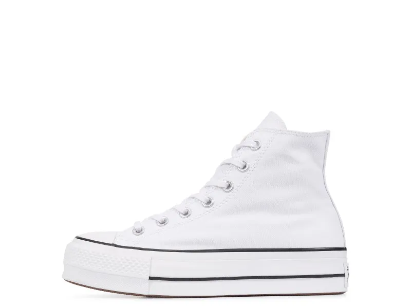 ZAPATILLA CONVERSE ALTA DE LONA CON PLATAFORM EN COLOR BLANCO (560845C) O NEGRO (560846C)