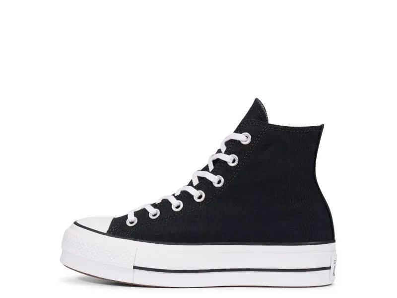 ZAPATILLA CONVERSE ALTA DE LONA CON PLATAFORM EN COLOR BLANCO (560845C) O NEGRO (560846C)