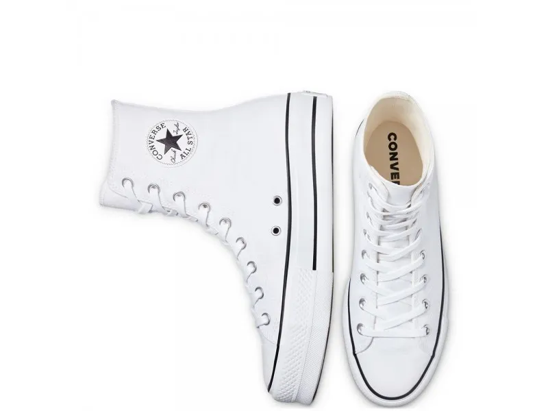 ZAPATILLA CONVERSE EXTRA HIGH PLATFORM CHUCK TAYLOR HIGH TOP 170522C EN COLOR BLANCO