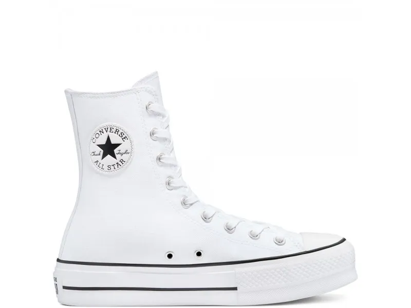 ZAPATILLA CONVERSE EXTRA HIGH PLATFORM CHUCK TAYLOR HIGH TOP 170522C EN COLOR BLANCO