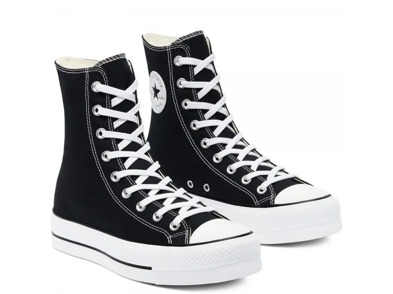 ZAPATILLA CONVERSE EXTRA HIGH PLATFORM CHUCK TAYLOR HIGH TOP 170522C EN COLOR NEGRO