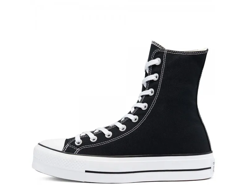 ZAPATILLA CONVERSE EXTRA HIGH PLATFORM CHUCK TAYLOR HIGH TOP 170522C EN COLOR NEGRO