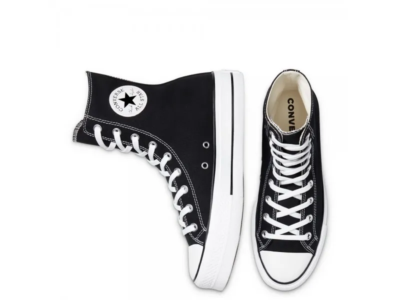 ZAPATILLA CONVERSE EXTRA HIGH PLATFORM CHUCK TAYLOR HIGH TOP 170522C EN COLOR NEGRO