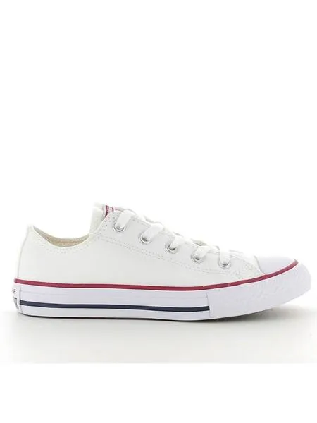 zapatilla converse lona blanco niñ@