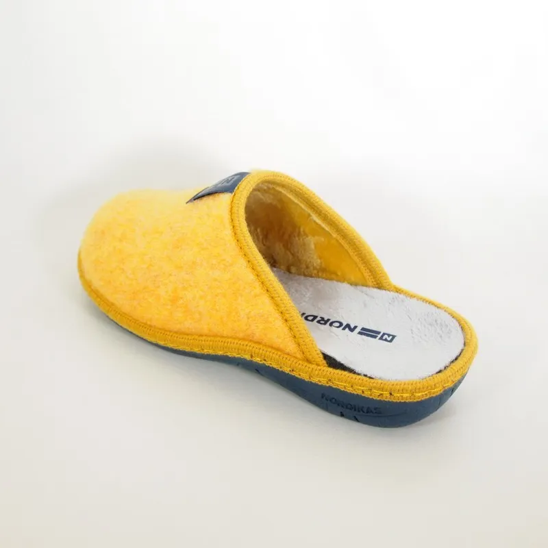 Zapatillas de casa Nordika's 1718 Mostaza